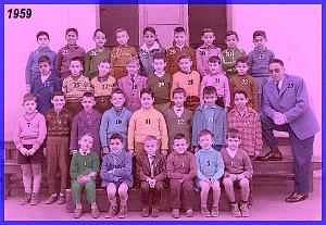 ECOLE JEAN MACE GARCONS 1959 CE2
